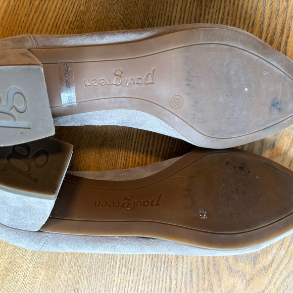 Paul Green Suede Leather Pointed Toe Pumps - Picture 3 of 3